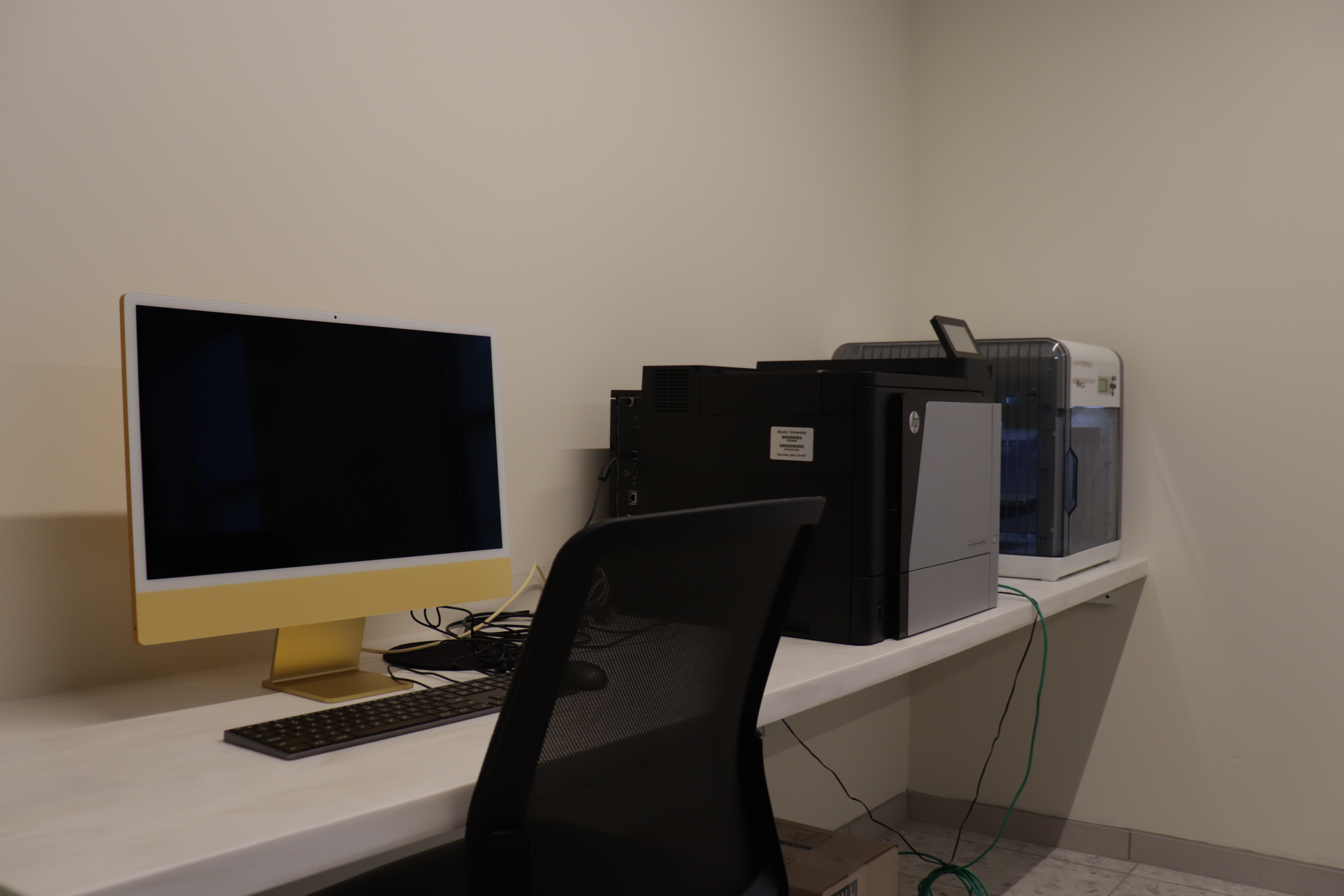 Work computer and multiple printers in the LRX